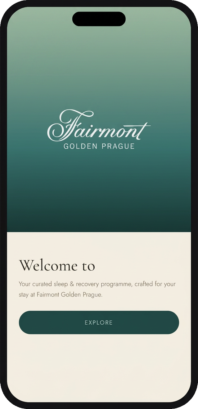 Branded welcome — Three Sages guest app